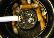 пепелник цигара