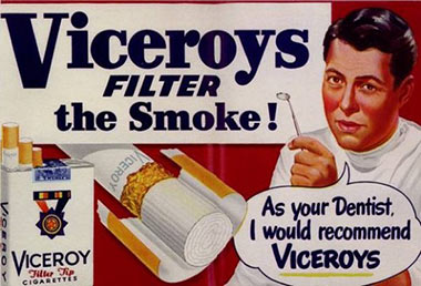Заблуждаваща реклама на цигари